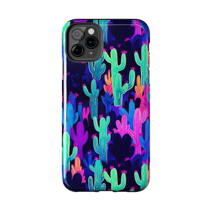 Neon Desert Magic: Electric Cactus Tough Case