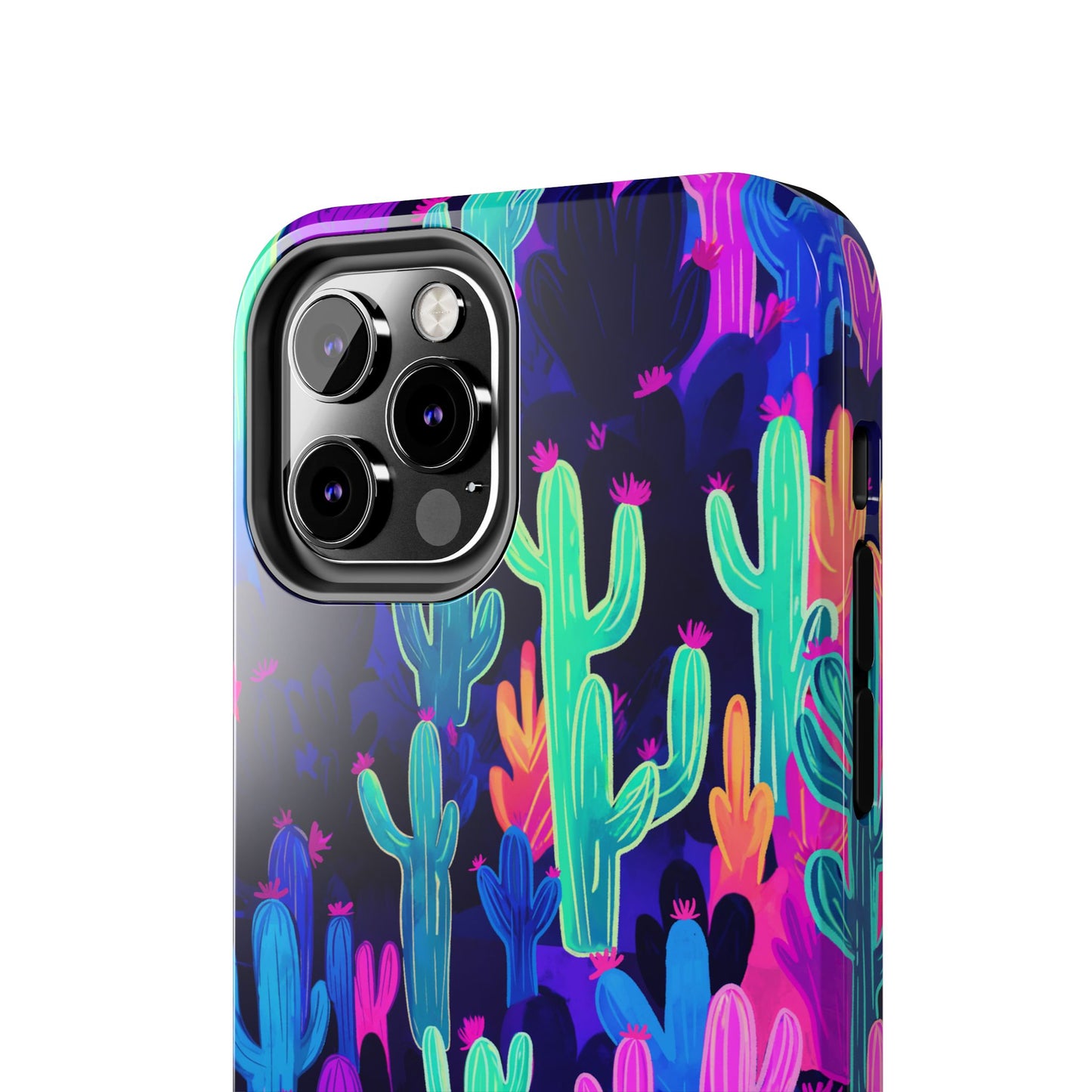 Neon Desert Magic: Electric Cactus Tough Case