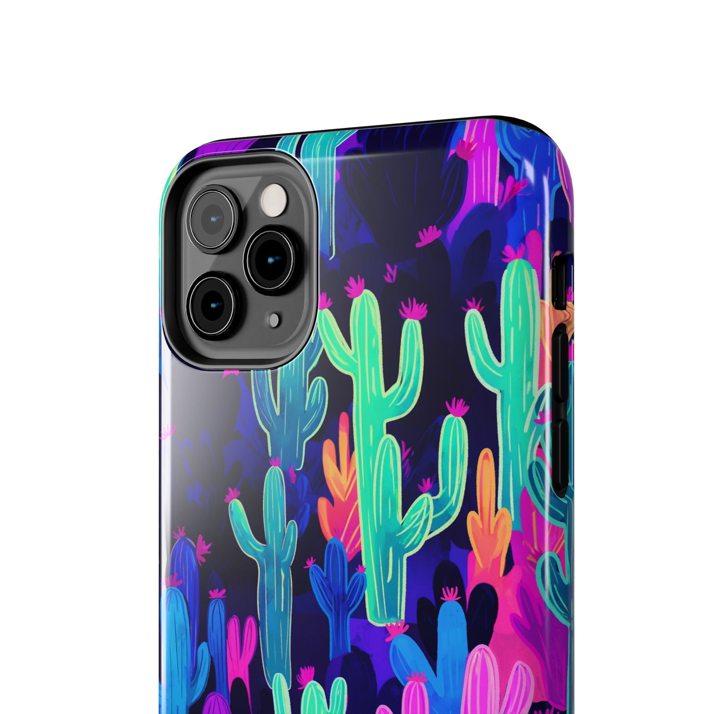 Neon Desert Magic: Electric Cactus Tough Case