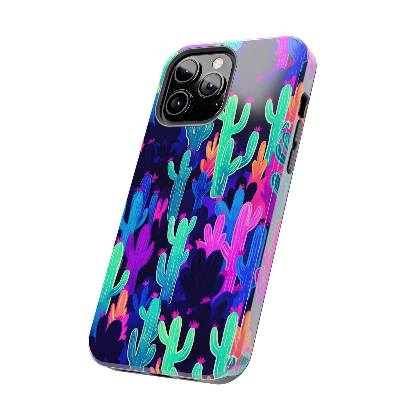 Neon Desert Magic: Electric Cactus Tough Case