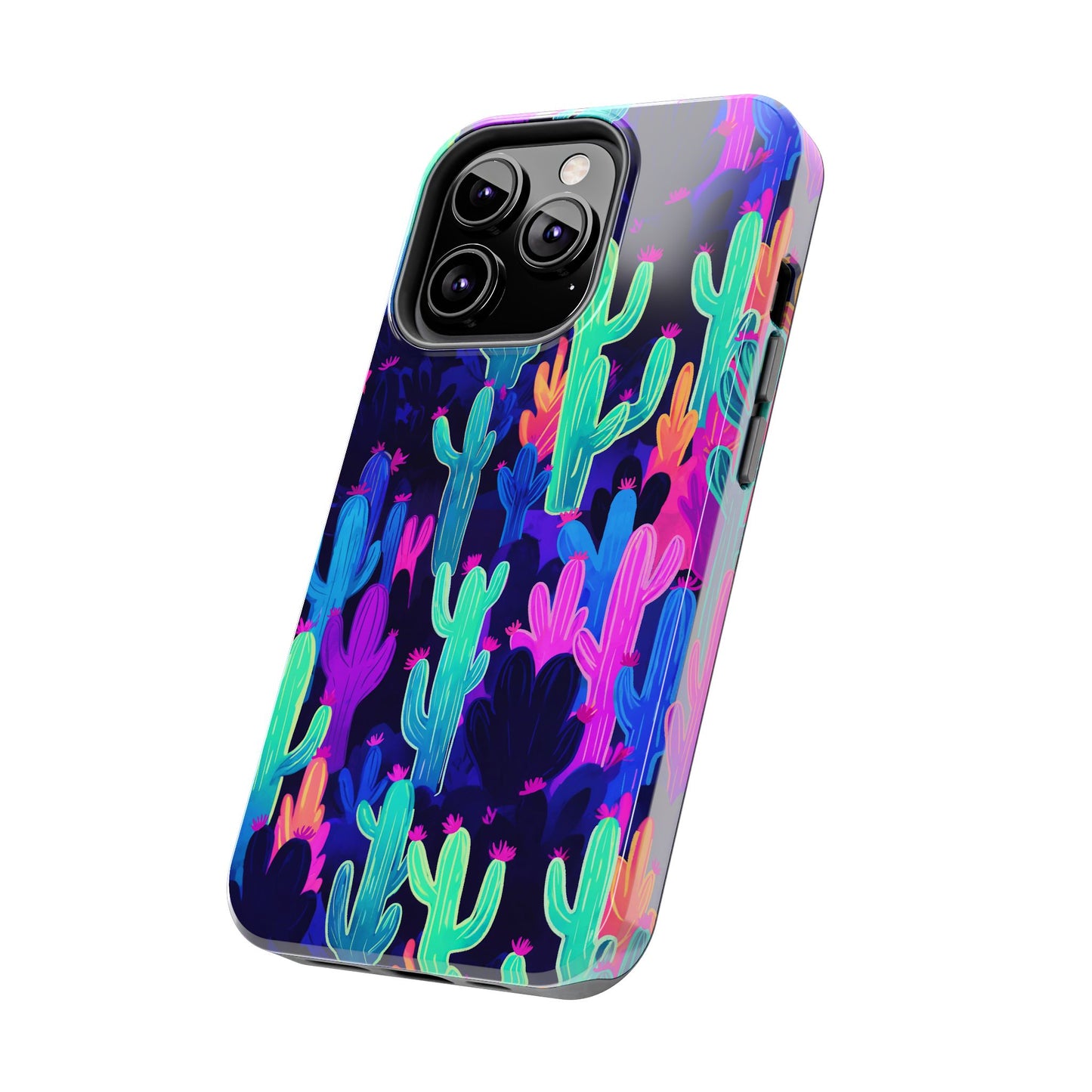 Neon Desert Magic: Electric Cactus Tough Case