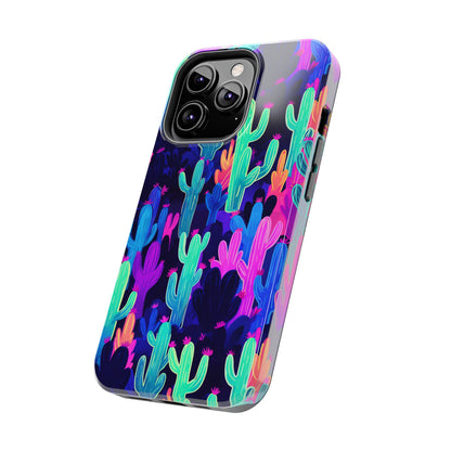 Neon Desert Magic: Electric Cactus Tough Case