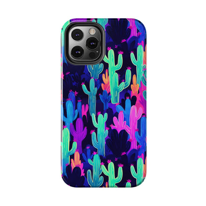 Neon Desert Magic: Electric Cactus Tough Case