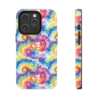 Rainbow Prism Tie-Dye: Bold & Vibrant Tough Case