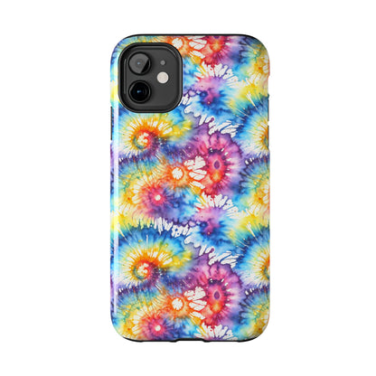 Rainbow Prism Tie-Dye: Bold & Vibrant Tough Case