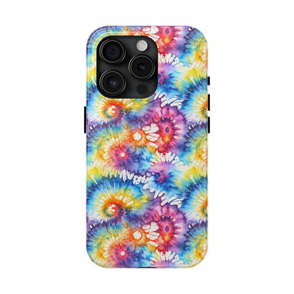 Rainbow Prism Tie-Dye: Bold & Vibrant Tough Case
