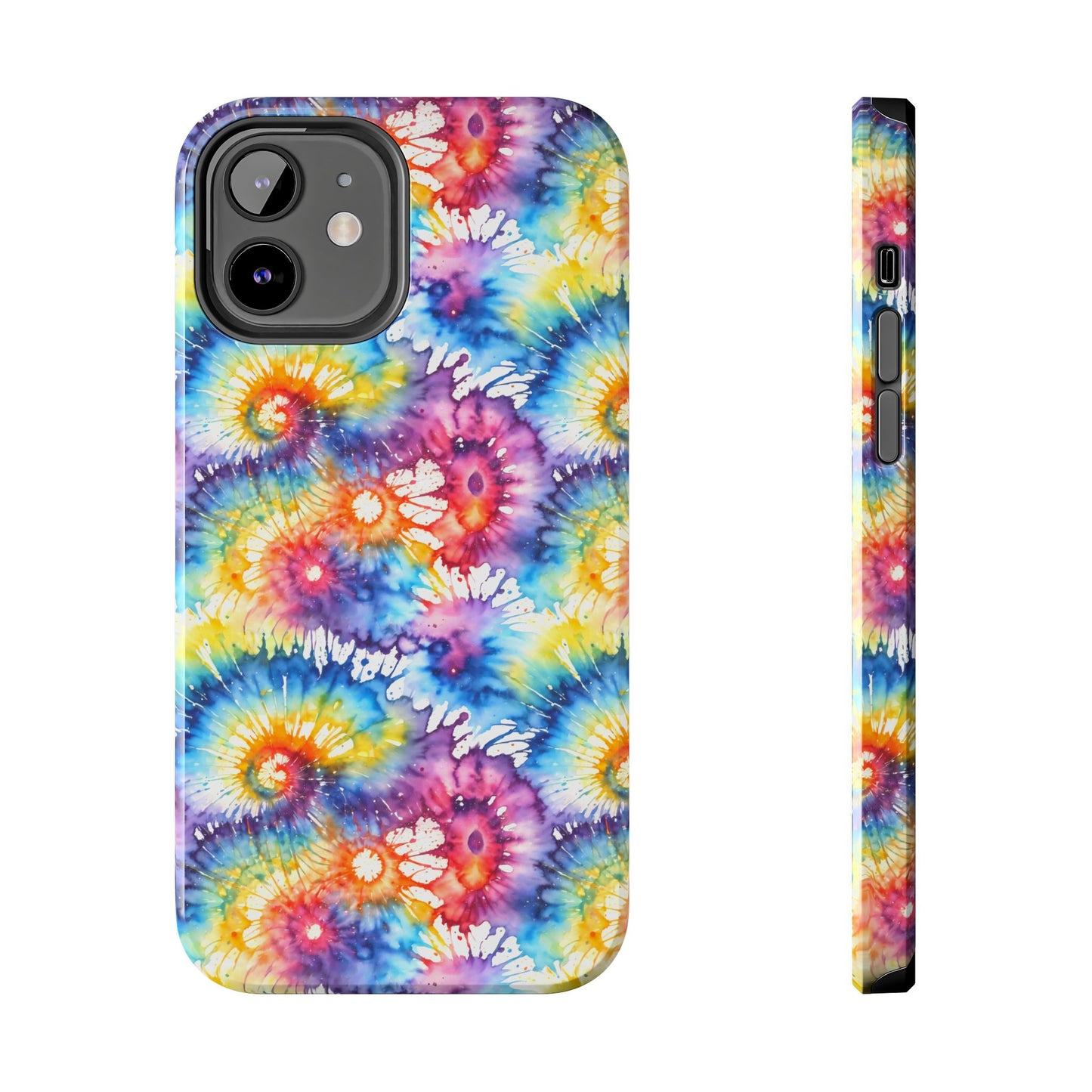 Rainbow Prism Tie-Dye: Bold & Vibrant Tough Case
