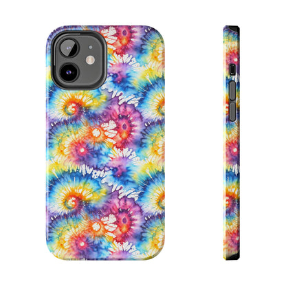Rainbow Prism Tie-Dye: Bold & Vibrant Tough Case