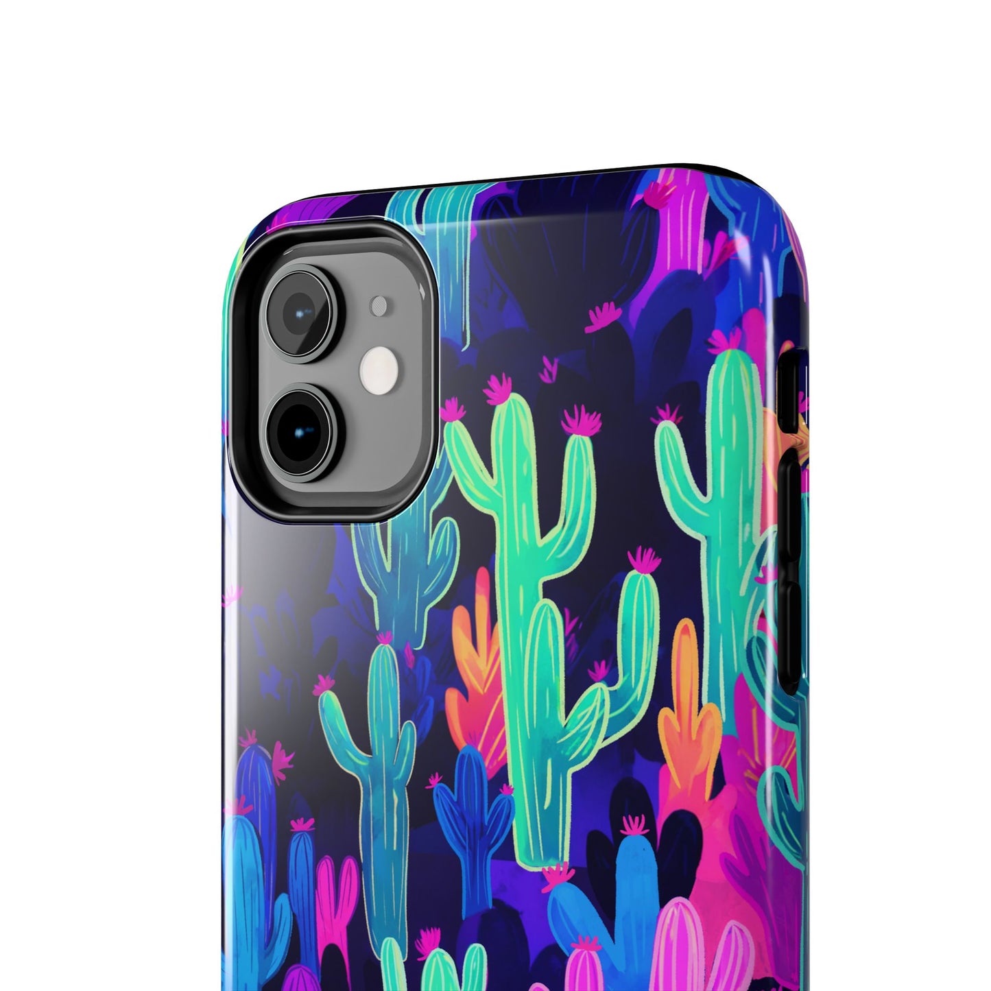 Neon Desert Magic: Electric Cactus Tough Case