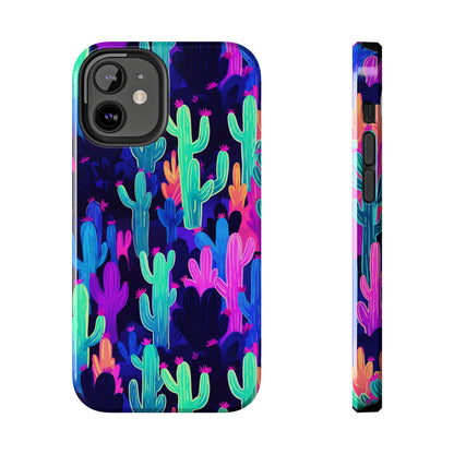 Neon Desert Magic: Electric Cactus Tough Case