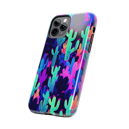 Neon Desert Magic: Electric Cactus Tough Case