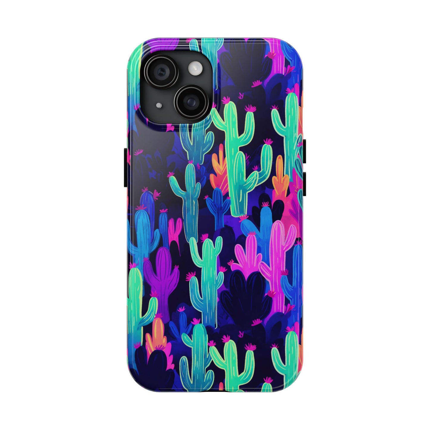 Neon Desert Magic: Electric Cactus Tough Case