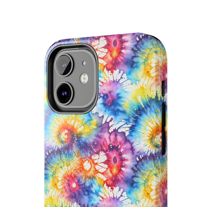 Rainbow Prism Tie-Dye: Bold & Vibrant Tough Case