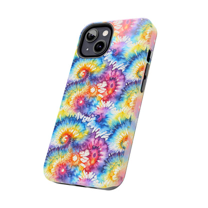 Rainbow Prism Tie-Dye: Bold & Vibrant Tough Case