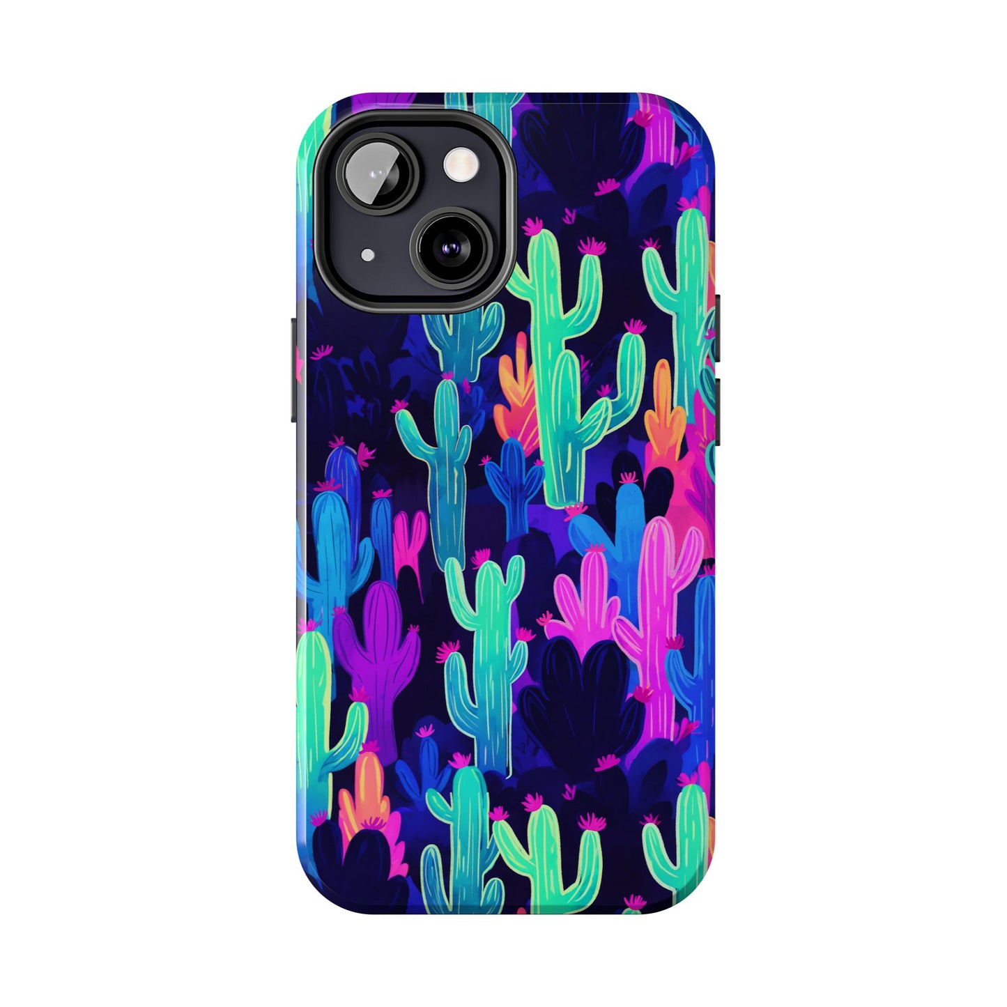 Neon Desert Magic: Electric Cactus Tough Case