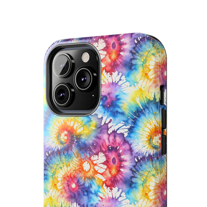 Rainbow Prism Tie-Dye: Bold & Vibrant Tough Case