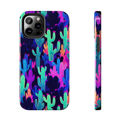 Neon Desert Magic: Electric Cactus Tough Case