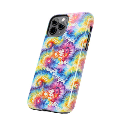 Rainbow Prism Tie-Dye: Bold & Vibrant Tough Case