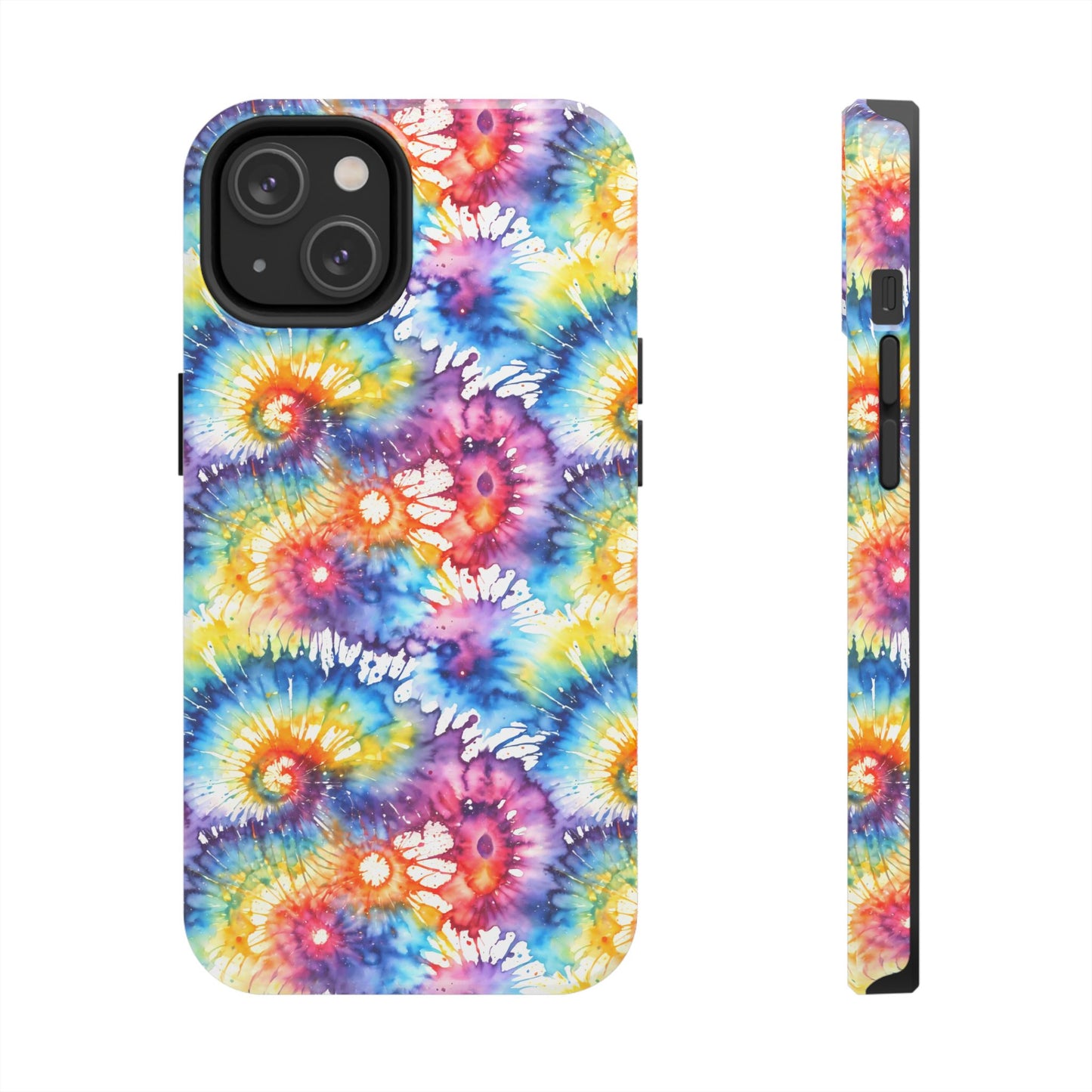 Rainbow Prism Tie-Dye: Bold & Vibrant Tough Case
