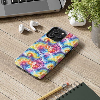 Rainbow Prism Tie-Dye: Bold & Vibrant Tough Case