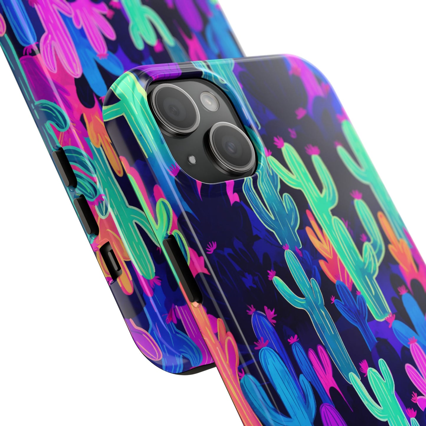 Neon Desert Magic: Electric Cactus Tough Case