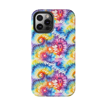 Rainbow Prism Tie-Dye: Bold & Vibrant Tough Case