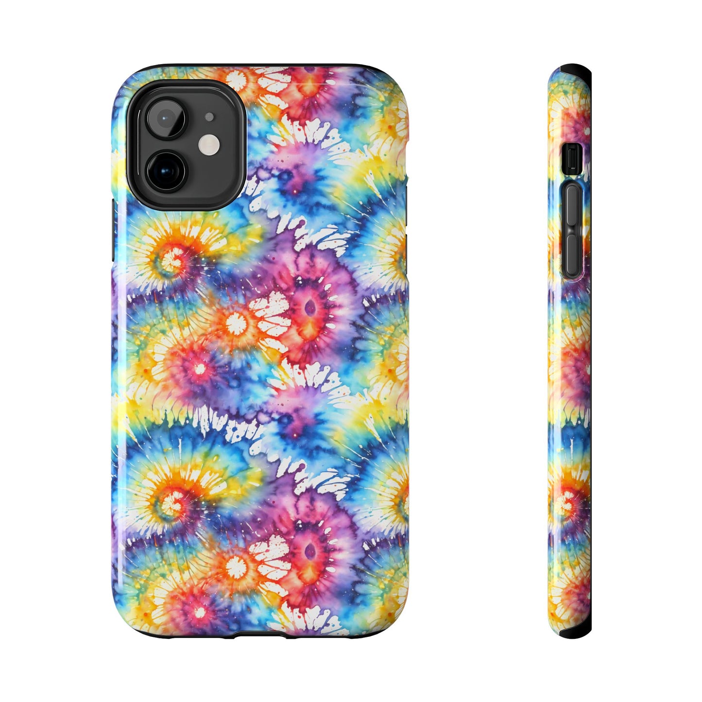 Rainbow Prism Tie-Dye: Bold & Vibrant Tough Case