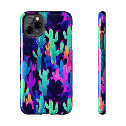 Neon Desert Magic: Electric Cactus Tough Case