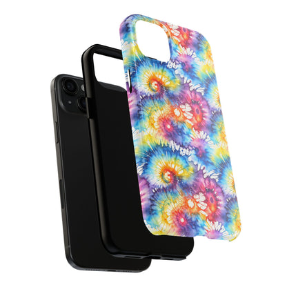 Rainbow Prism Tie-Dye: Bold & Vibrant Tough Case