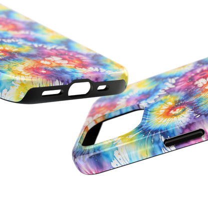 Rainbow Prism Tie-Dye: Bold & Vibrant Tough Case