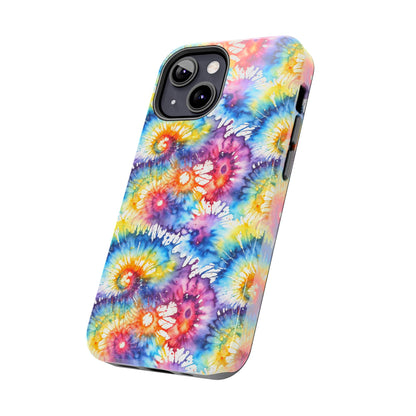 Rainbow Prism Tie-Dye: Bold & Vibrant Tough Case