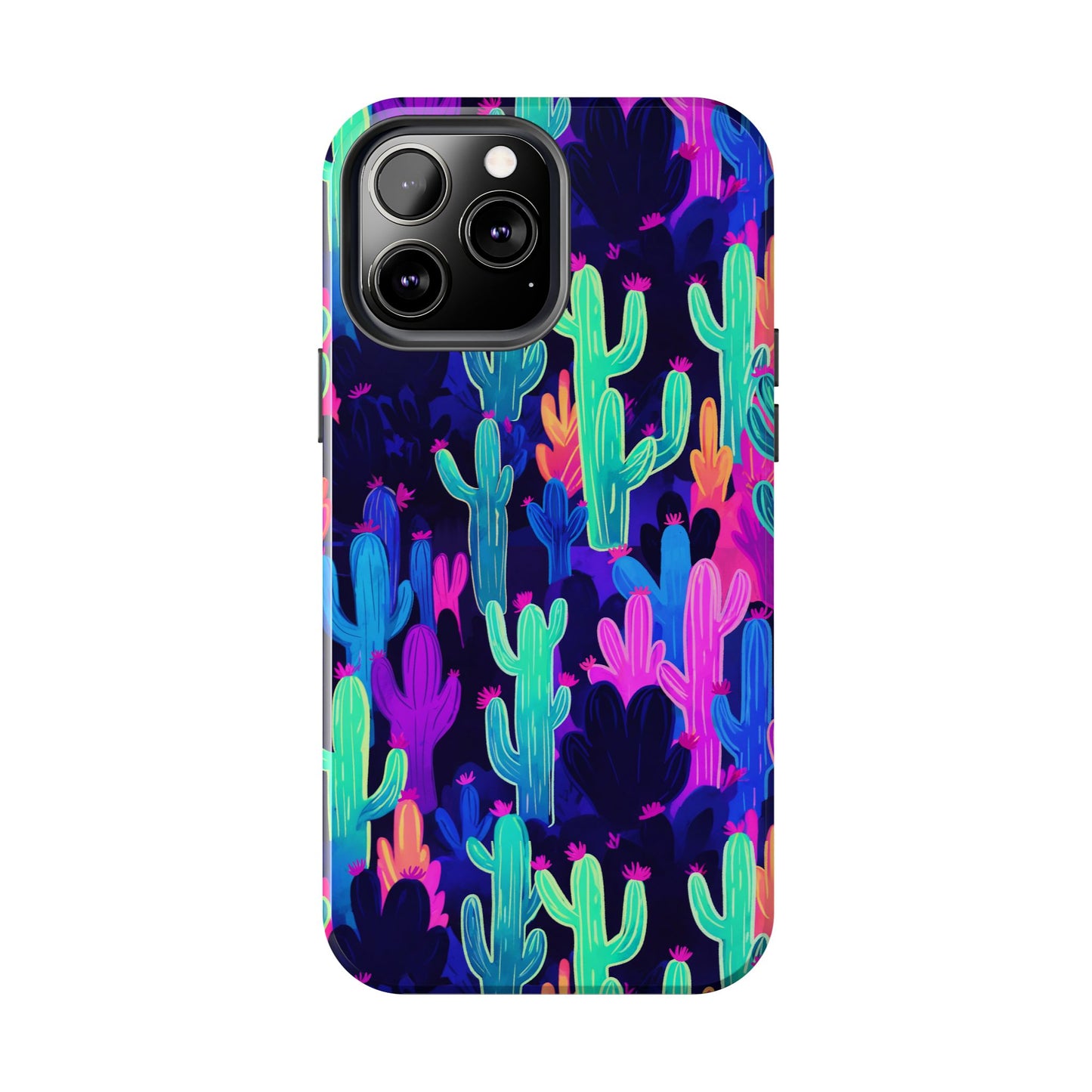 Neon Desert Magic: Electric Cactus Tough Case
