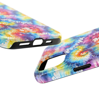 Rainbow Prism Tie-Dye: Bold & Vibrant Tough Case