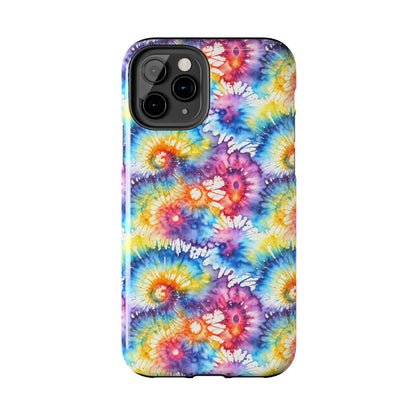 Rainbow Prism Tie-Dye: Bold & Vibrant Tough Case