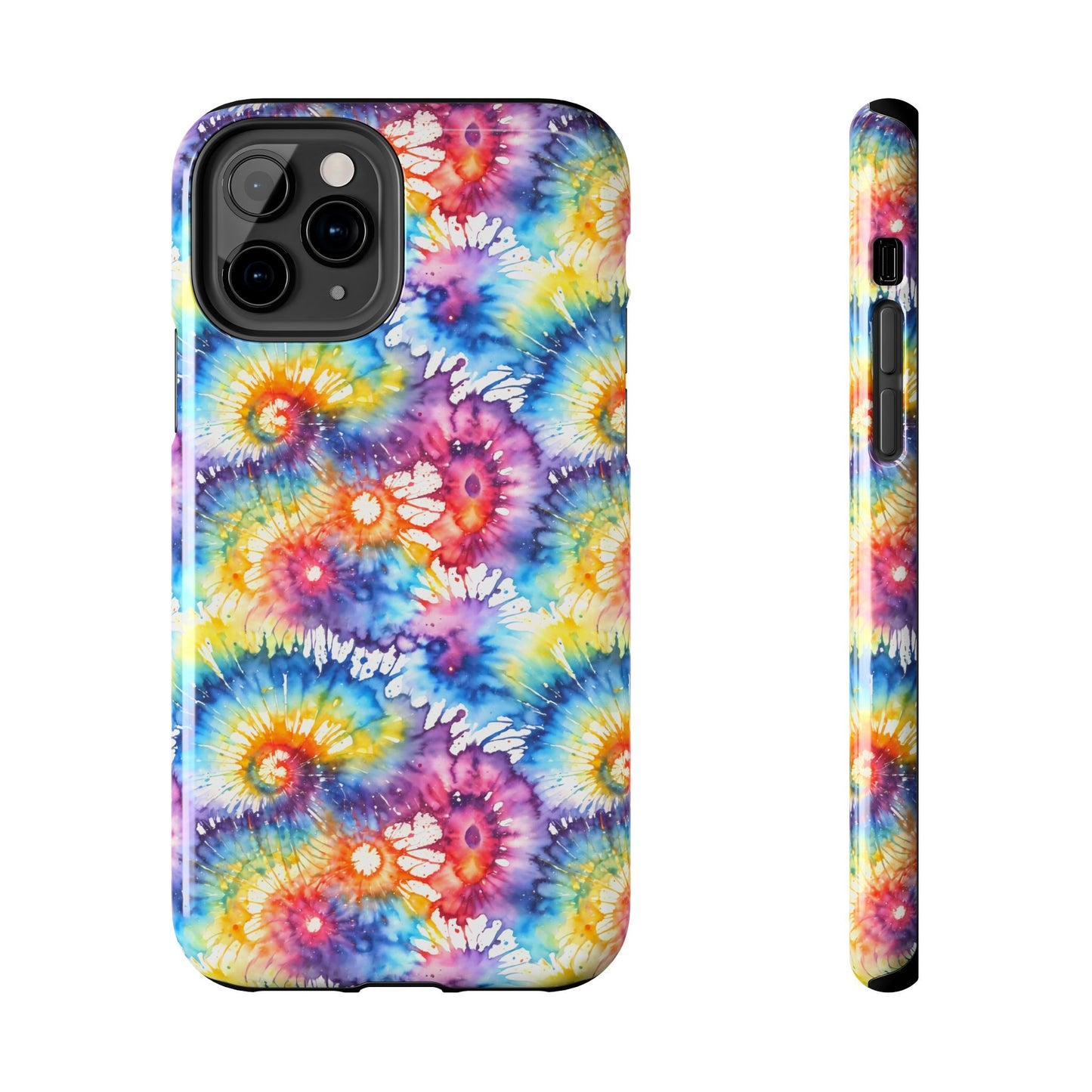 Rainbow Prism Tie-Dye: Bold & Vibrant Tough Case