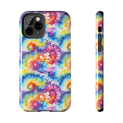 Rainbow Prism Tie-Dye: Bold & Vibrant Tough Case
