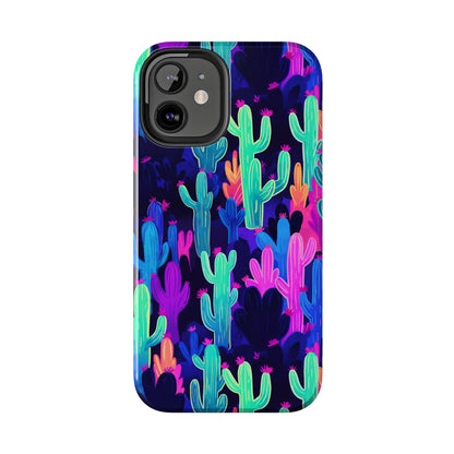 Neon Desert Magic: Electric Cactus Tough Case
