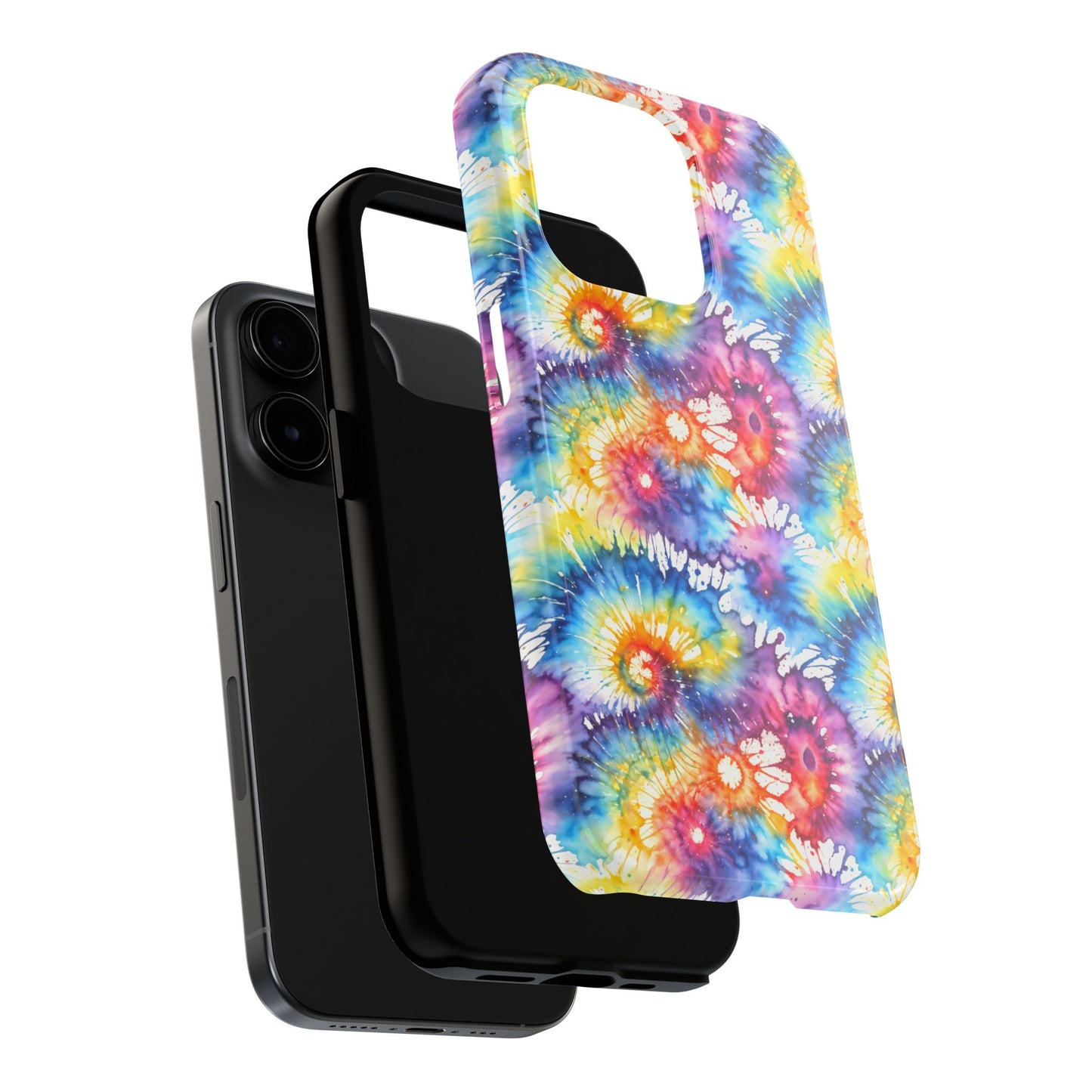 Rainbow Prism Tie-Dye: Bold & Vibrant Tough Case