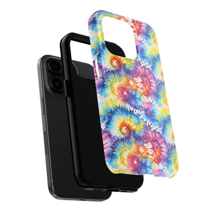 Rainbow Prism Tie-Dye: Bold & Vibrant Tough Case