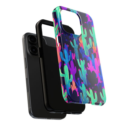 Neon Desert Magic: Electric Cactus Tough Case