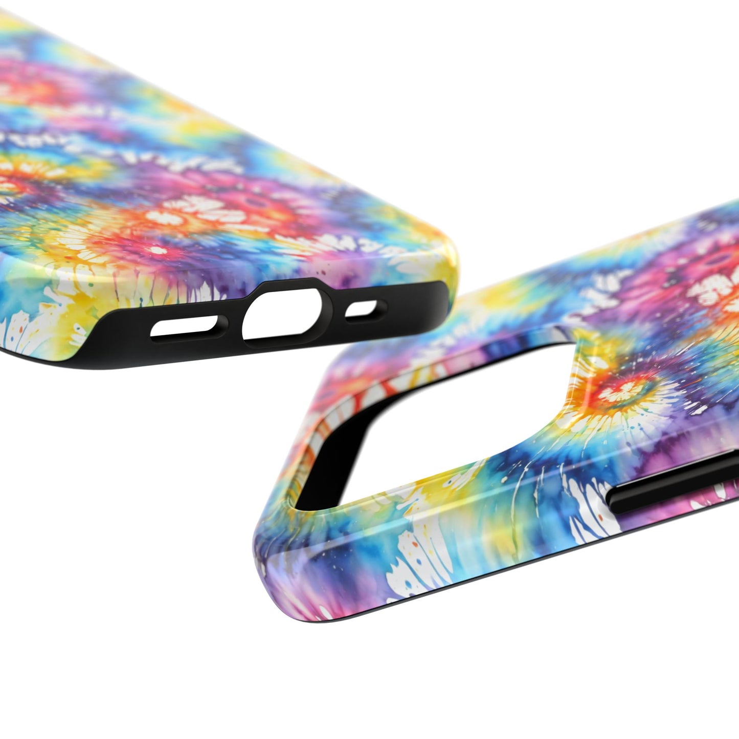 Rainbow Prism Tie-Dye: Bold & Vibrant Tough Case