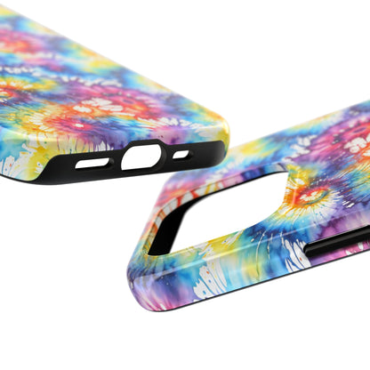 Rainbow Prism Tie-Dye: Bold & Vibrant Tough Case