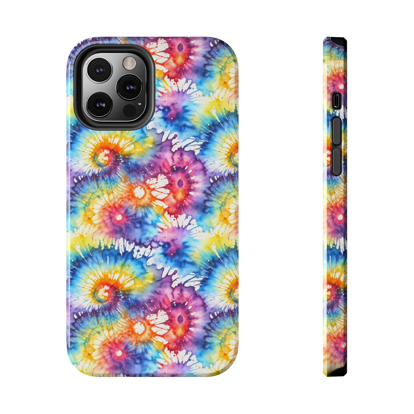 Rainbow Prism Tie-Dye: Bold & Vibrant Tough Case
