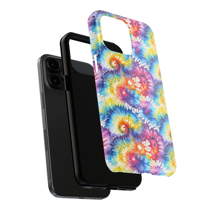 Rainbow Prism Tie-Dye: Bold & Vibrant Tough Case