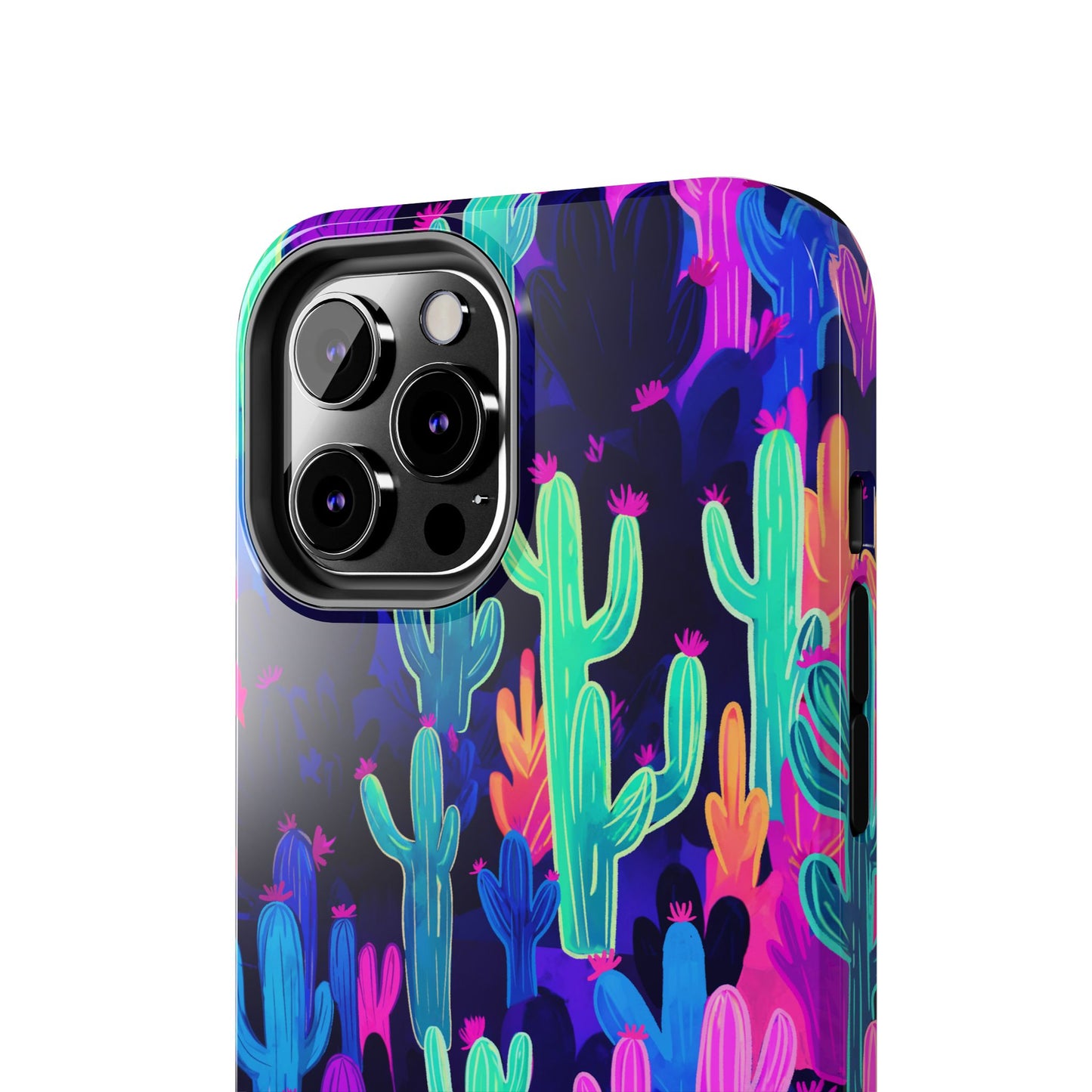 Neon Desert Magic: Electric Cactus Tough Case