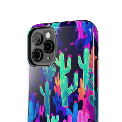 Neon Desert Magic: Electric Cactus Tough Case