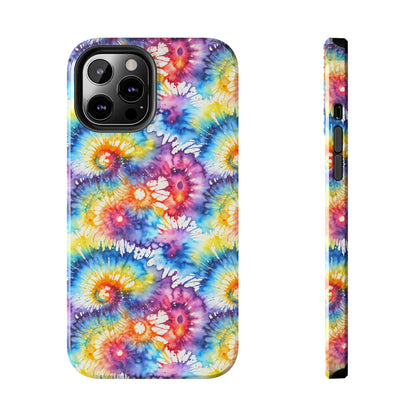 Rainbow Prism Tie-Dye: Bold & Vibrant Tough Case