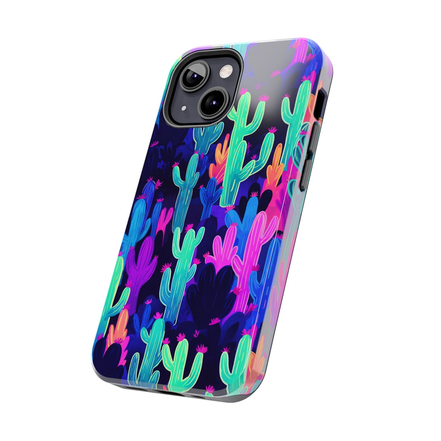 Neon Desert Magic: Electric Cactus Tough Case