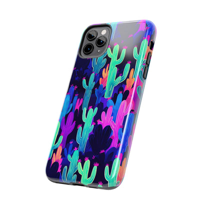 Neon Desert Magic: Electric Cactus Tough Case