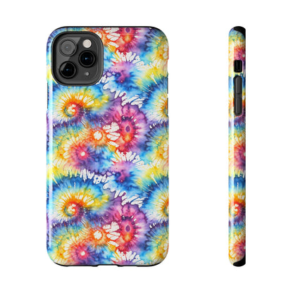 Rainbow Prism Tie-Dye: Bold & Vibrant Tough Case